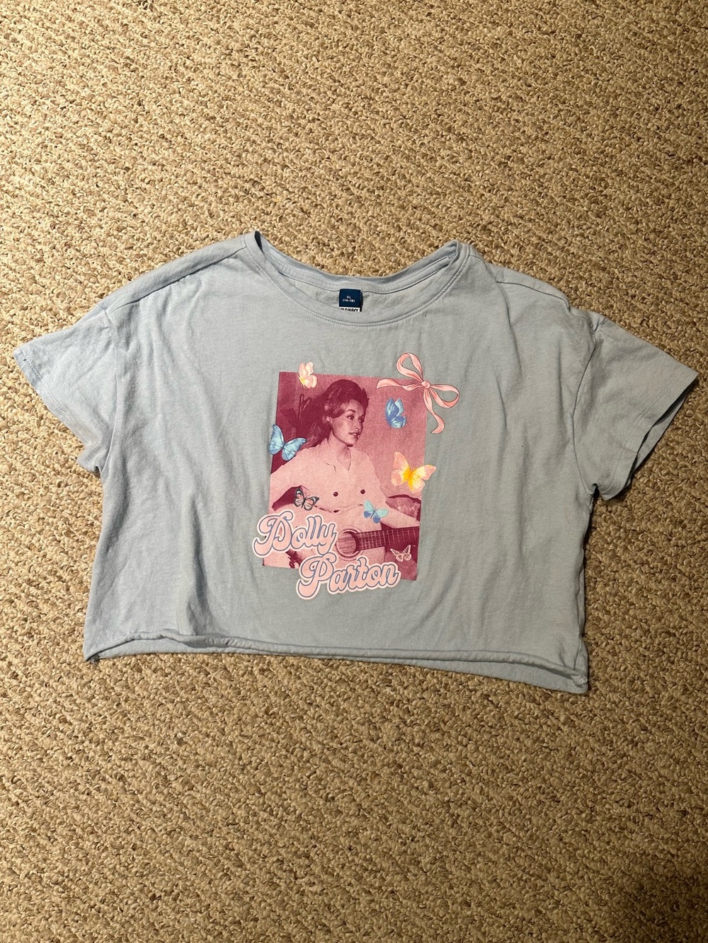 Dolly Parton Graphic Crop Tee